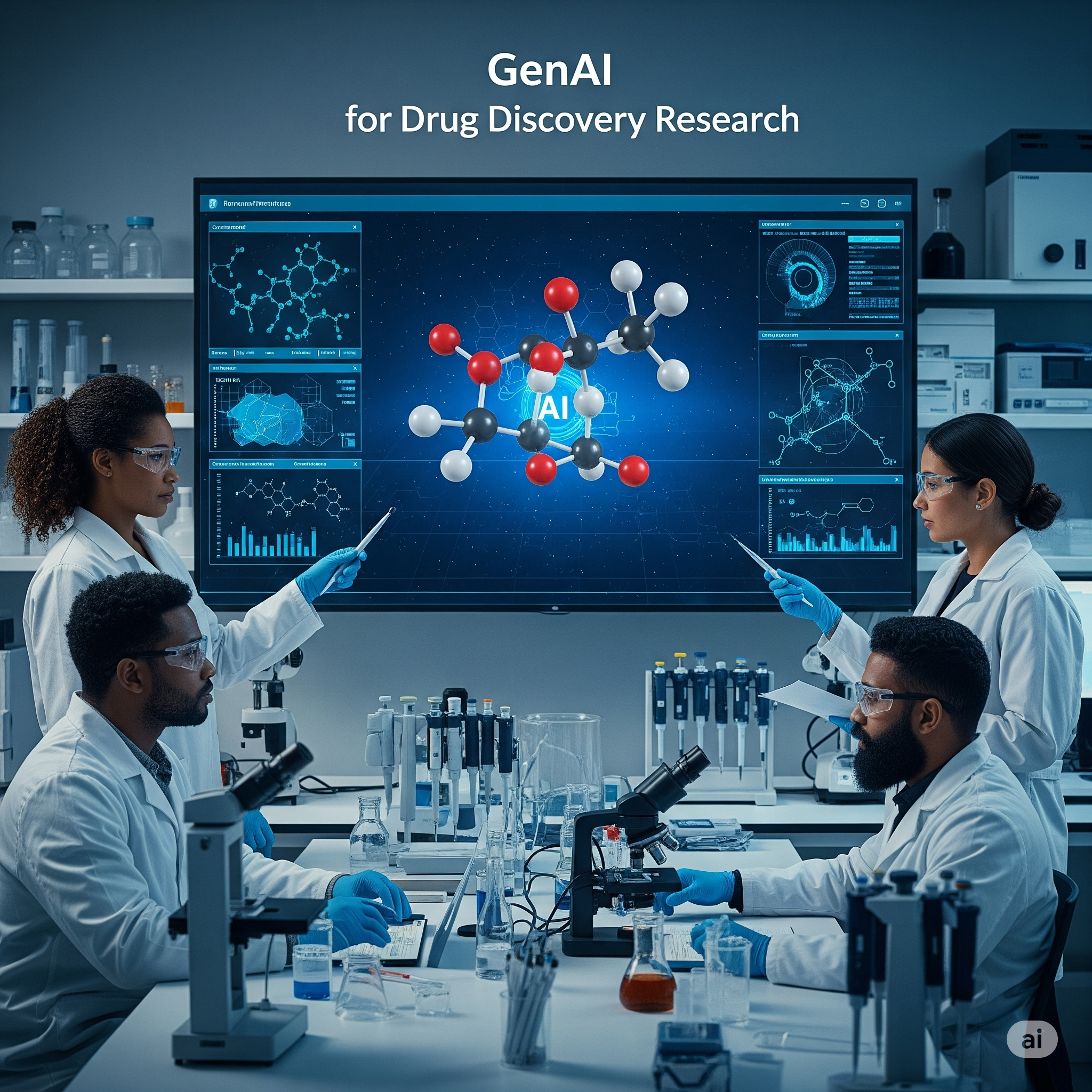 bgGenAI for Drug Discovery Research